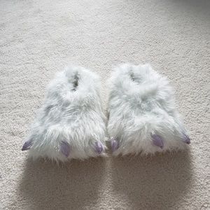 Fuzzy slippers!